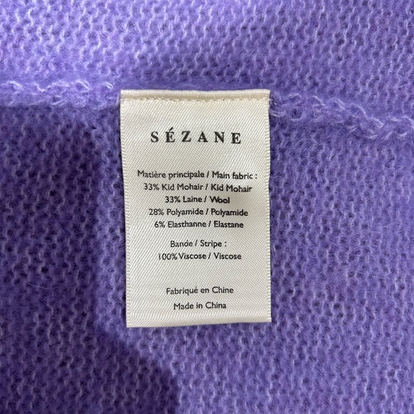 Sézane Egide Lilac Cardigan, fits like XXS (offers welcome) - Picture 5 of 6